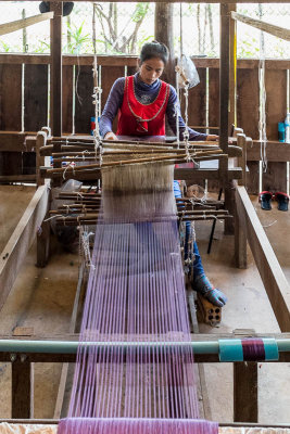 Silk factory southeast of Siem Reap