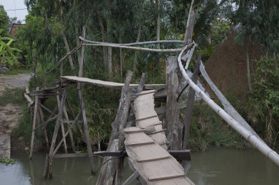 Local Foot Bridge in Vietnam