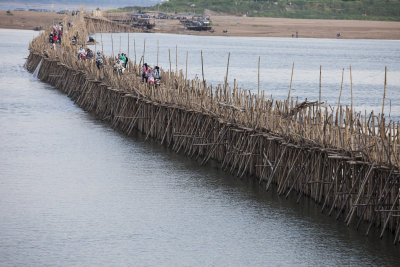 Major Bamboo Bridge in Vietnam