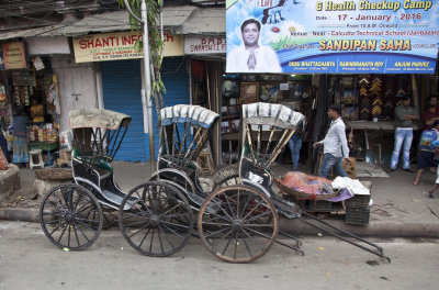 Rickshaws, Calcutta