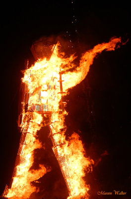 The Burning Man dancing