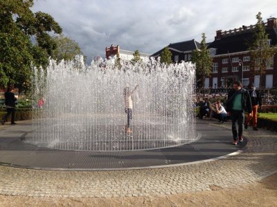 Fountain near Rijksmuseum