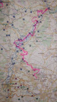 Our leisurely 4 day route