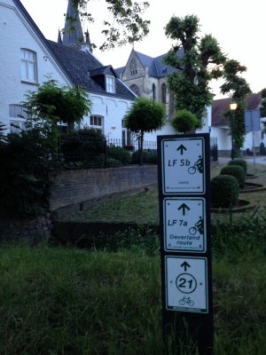Various bike signs