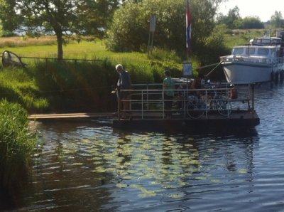 The hand handled ferry
