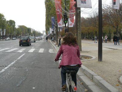 Paris, France (Yvonne), Champs Elysees, Arc de Triomphe