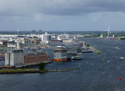 View onto Silodam from A'DAM tower