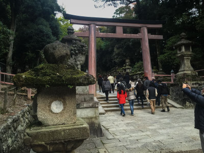 Torii gate, Kasuga-taisha Shrine, Nara, Japan