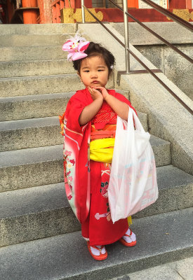 Youngster at Heian Shrine