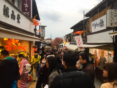Shopping Street at Kiyomizu Temple
