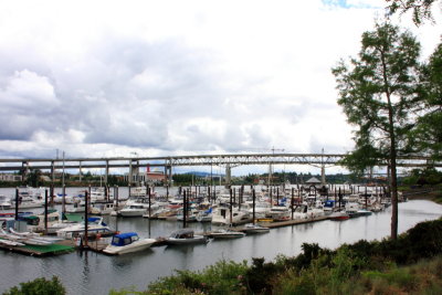 Riverplace Marina, Marquam Bridge,  Portland, Oregon