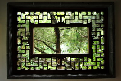 Window, Lan Su Chinese Garden, Portland, Oregon