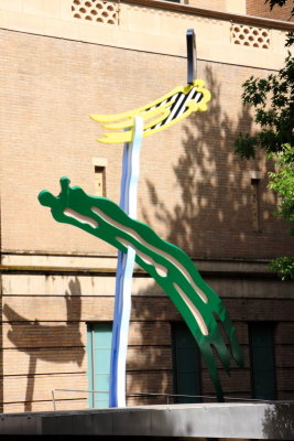 Roy Lichtenstein, Brushstrokes, 1996, Portland Art Museum, Portland, Oregon