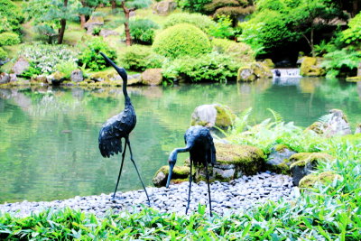 Strolling Pond Garden (chisen kaiyu shiki teien), Japanese Garden, Portland, Oregon 