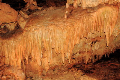 Stalctites, New Entrance Tour, Mammoth Cave National Park, Kentucky
