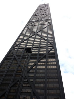 John Hancock building, Chicago, Black and White