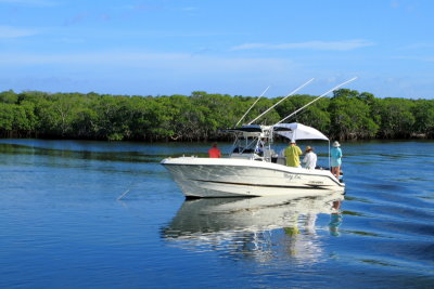 Fishing boat, John Pennekamp Coral Reef State Park, Florida Keys