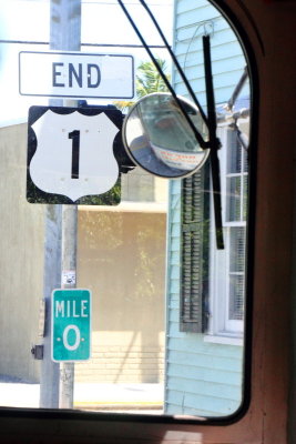 End of the Road, Mile Marker 0, U.S. Route 1,  Key West, Florida Keys