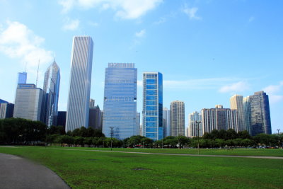 Chicago skyline from Grant Park