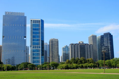 Chicago skyline from Grant Park