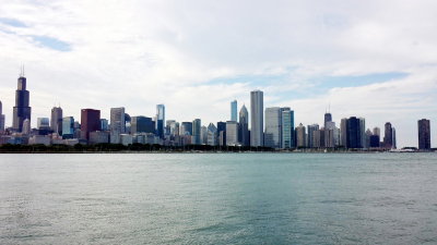 Chicago skyline, museum campus