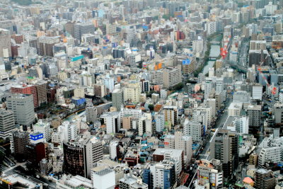 Yokohama, view from Landmark Tower, Japan