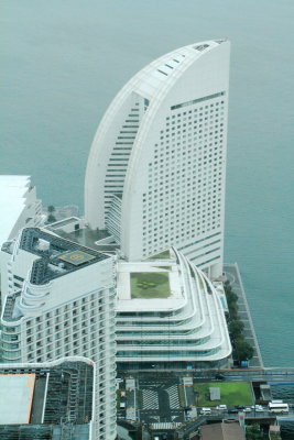 Yokohama Grand Inter-Continental Hotel, view from Landmark Tower, Japan