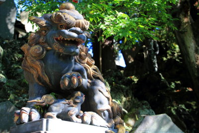 Lion, Narita-san Shinshō-ji Temple, Narita, Japan