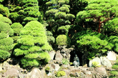 Cave and idols, Narita-san Shinshō-ji Temple, Narita, Narita, Japan