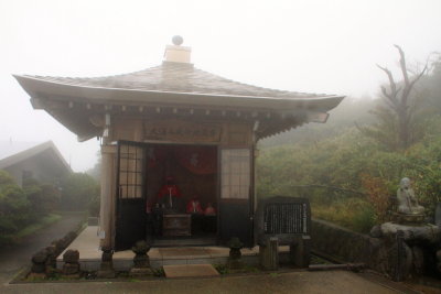 Temple, Owakudani, Fuji-Hakone-Izu National Park, Japan