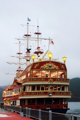 Pirate ship on Lake Ashi, Fuji-Hakone-Izu National Park, Japan