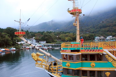 Pirate ship on Lake Ashi, Fuji-Hakone-Izu National Park, Japan
