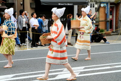 Katsura-Me, ladies from the Middle Ages (1180 - 1600), Jidai Matsuri Festival, Kyoto, Japan