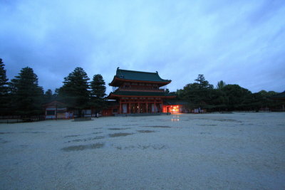 Ote-mon, main gate, Heian Jingu Shrine, Kyoto, Japan
