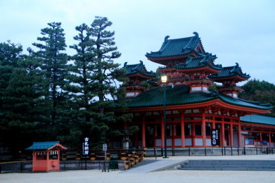 Castle in the corner (Sōryūrō), Heian Jingu Shrine, Kyoto, Japan