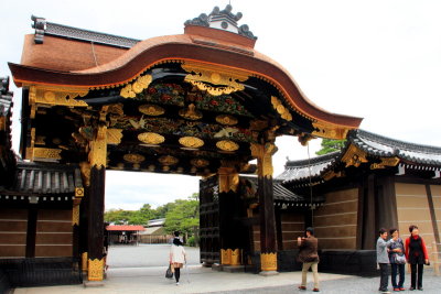 Kara-mon, gate, Nijo Castle, Kyoto, Japan