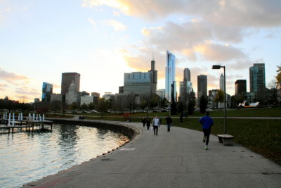 Lake Shore trail, Chicago, Illinois