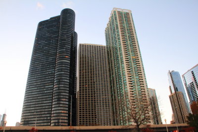 North Harbor Tower Apartments, Harbor Point Condominiums, The Parkshore, Chicago, Illinois