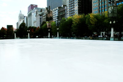 Ice Rink, Millennium Park, Chicago, Illinois