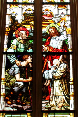 Stained Glass Window, Cathedral of St. John the Baptist, 1873-1896, Lafayette Square