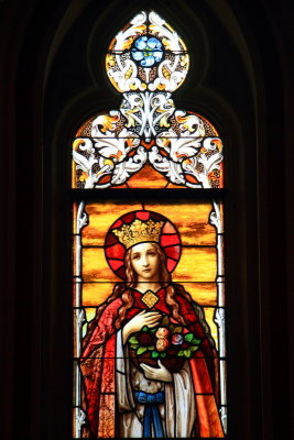 Stained Glass Window, Cathedral of St. John the Baptist, 1873-1896, Lafayette Square