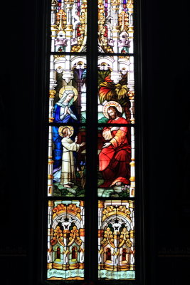 Stained Glass Window, Cathedral of St. John the Baptist, 1873-1896, Lafayette Square