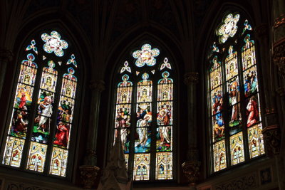 Stained Glass Window, Cathedral of St. John the Baptist, 1873-1896, Lafayette Square