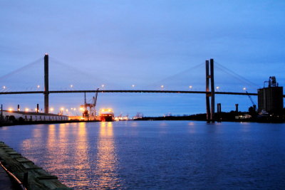 Talmadge Bridge, Savannah River