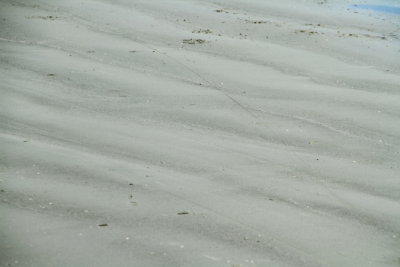 Sand patterns, Coligny beach, Atlantic Ocean