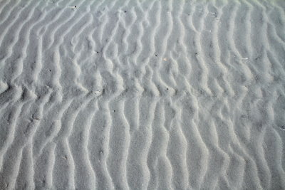 Sand patterns, Coligny beach, Atlantic Ocean