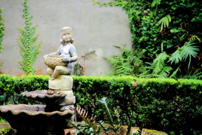 Statue, Residential garden, Charleston Historic District
