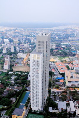 View of Bangkok skyline, Banyan Tree Hotel