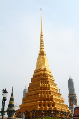 Entryway of Prasat Phra Thep Bidon, Wat Phra Kaew Temple Chedi (Spire), Grand Palace
