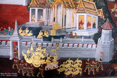 Ramakian Mural Cloisters, Wat Phra Kaew, Grand Palace
